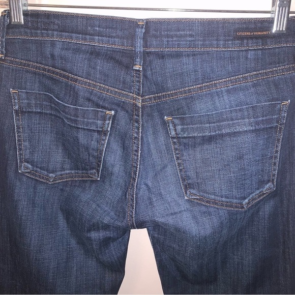 Citizens Of Humanity Dani Cropped Straight Leg Jeans Blue 27 - Picture 6 of 9